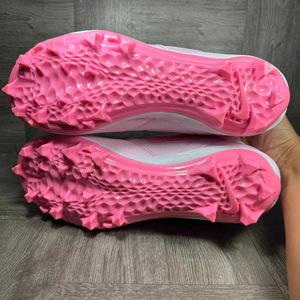 Jordan Stadium 90 Men's 15 Football Cleats Pink Leather Athletic NEW HQ0210-600
